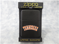 TENNESSEE ORANGE Matte Black Lighter (Zippo, 2002)  