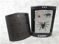 TRIPLE ARACHNID/BLACK SPIDER Brushed Chrome Lighter (Zippo, 2005)
