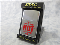 THE DOG'S RED NOT THE BEER O.K. (Zippo, 1996)