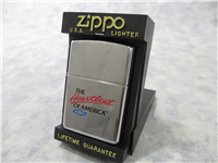 CHEVY THE HEARTBEAT OF AMERICA Polished Chrome Lighter (Zippo, 1997)