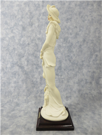 THE WALK (LADY WITH POODLE) 13-1/2 inch Figurine  (Giuseppe Armani, 394-F, 1987)