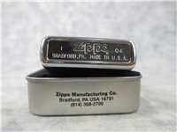 ELVIS REPEAT SQUARE Polished Chrome Lighter (Zippo, 20243, 2004)