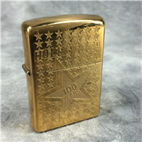 HOLLYWOOD STARS 100 YEARS Polished Brass Lighter (Zippo 20488, 2003)  