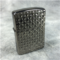 ENGINE TURN STAR Polished Chrome Double-Sided Armor Case Lighter (Zippo 28186, 2011)
