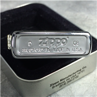 ZIPPO WINDSWEPT Z Polished Chrome Lighter (Zippo 24461, 2008)