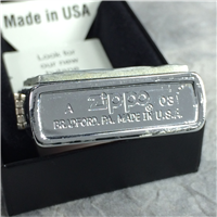 UNITED STATES AIR FORCE Polished Chrome Pewter Emblem Lighter (Zippo, 2003)