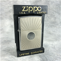 SUNBURST High-Polished Chrome Lighter (Zippo 24674, 2009) New Sealed