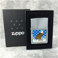 AMERICAN EAGLE U.S.A. Polished Chrome Lighter (Zippo, 2002)