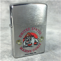 U.S. MARINE CORPS Bulldog Diann Wilson 1982 Brushed Chrome Lighter (Zippo, 2009)