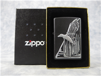 BLACK DUCK EMBLEM Black Matte Lighter (Zippo, 20479, 2003)  