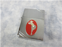 Collectible of the Year WINDY GIRL EMBLEM Brushed Chrome Lighter (Zippo, 2013)  
