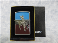 WOAH Rodeo Emblem Street Chrome Lighter (Zippo, 20359, 2004)