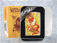 NAUTICAL NAUGHTY Tattoo Art Street Chrome Lighter (Zippo, Traditions Collection, 24322, 2007)