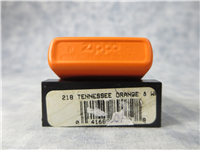 TENNESSEE ORANGE & WHITE Orange Matte Lighter (Zippo, 2001)  