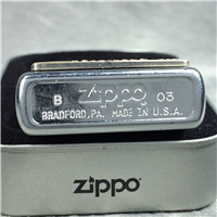 ELVIS PRESLEY 1935-1977 Limited Edition Street Chrome Lighter (Zippo 20405, 2003)