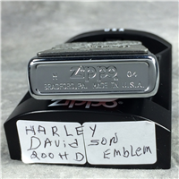 HARLEY-DAVIDSON EAGLE EMBLEM Brushed Chrome Lighter (Zippo 200HD, 2004)