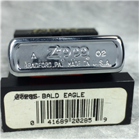 EAGLE USA STARS & STRIPES Polished Chrome Lighter (Zippo, 2002)
