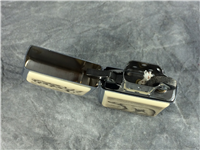 SCRIMSHAW POLAR BEAR Brushed Chrome Lighter (Zippo, 2005)