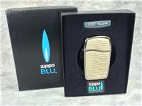 ZIPPO BLU CHANNELED Double-Sided Butane Lighter (30032, 2007)
