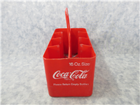 Red Plastic Coca-Cola/Coke 8 Bottle Carrier/Caddy for 16 Oz. Bottles