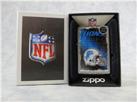 NFL DETROIT LIONS Brushed Chrome Lighter (Zippo, 28213, 2011)