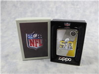 NFL SUPER BOWL 50TH CHAMPIONS LTD Polished Chrome Armor Lighter (Zippo, 29152, 2015)