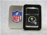 NFL Pittsburgh Steelers Windproof Refillable Butane Torch Lighter with Tin