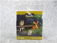 4 Pin Booster Collection w/ Bambi, Thumper, Owl & Flower (Walt Disney World, 2008)