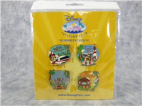 Disney Vacation Club Booster 4-Pin Collection (Walt Disney World, 2009)