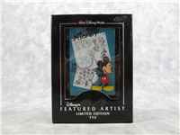 Featured Artist LET'S DRAW MICKEY Brian Blackmore Limited Edition Jumbo Pin #40499 (Walt Disney World, 2005)