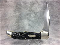 1920-1940 CASE TESTED XX 6165 Rough Black Folding Hunter Knife