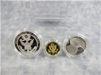 Bald Eagle Commemorative Gold & Silver 3-Coin Proof Set in Box with COA (US Mint, 2008)