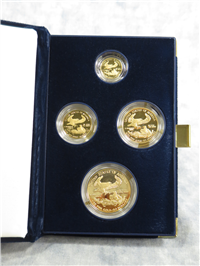 American Eagle Gold Proof 4-Coin Set in Box with COA (US Mint, 2007-W)