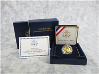 Bald Eagle Commemorative Proof Gold $5 Coin with Box and COA (US Mint, 2008-W)