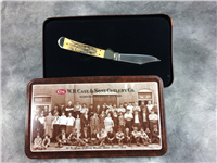 1998 CASE XX USA 51749L SS Stag Mini CopperLock Pocket Knife