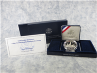 Smithsonian Institution 150th Anniversary Silver Proof Coin with Box & COA (U.S. Mint, 1996)
