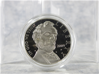 Abraham Lincoln 200th Anniversary Silver Dollar Proof Coin with Box & COA (US Mint, 2009-P)