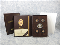 Lincoln Coin & Chronicles Silver Dollar & 4-Penny Set in Box with COA (US Mint, 2009)