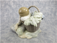 LITTLE GREENGROCER 5 inch Glossy Porcelain Figurine  (Lladro, #1087)
