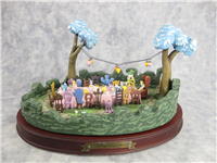 TEA PARTY SCENE A Tea Party in Wonderland 5-1/2 inch Disney Alice In Wonderland Figurine (WDCC, 11K-41295-0, 1998-2001)