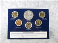 6-Coin Annual Uncirculated Dollar Coin Set with Silver American Eagle (US Mint, 2015)