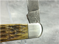 PARKER EAGLE Jigged Bone Damascus Single-Blade Folding