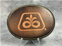 EL CID PIONEER DUPONT Company Logo Leather  Belt Buckle