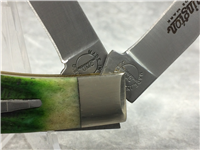 2012 REMINGTON UMC R1173 Ltd Ed Green Bone Old Faithful Baby Bullet Trapper Knife