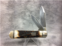 REMINGTON UMC R106 Limited Ed. 75th Anniversary Engraved Stag Jack Knife