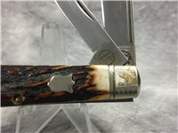 REMINGTON UMC R106 Limited Ed. 75th Anniversary Engraved Stag Jack Knife