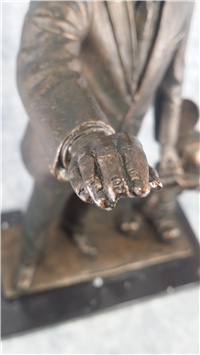 PARTNERS 14-3/4 inch Bronze Statue on Marble Plinth (Disney, Blaine Gibson, 1990-2000)