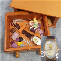TINKER BELL Limited Edition Keyhole Disney Timepiece/Watch Display Drawer Set