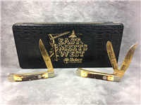 1969 BOKER East Meets West Railroad 100th Anniversary Commerative Knife Set