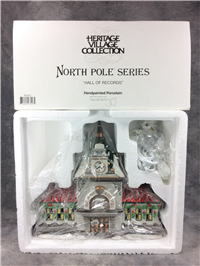 North Pole/Heritage Village HALL OF RECORDS 8-1/4" Porcelain Bldg (Dept. 56, #56392)